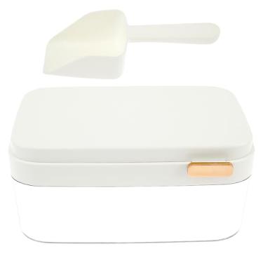 Imagem de Bandejas de cubos de gelo seguras para economizar espaço, bandeja para fora, recipientes versáteis, bandeja fácil de limpar com caixa de armazenamento para suas cozinhas