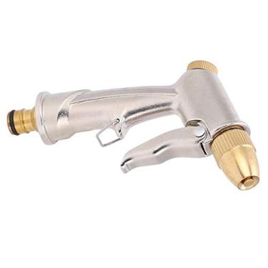 Imagem de Pistola de água para Lavagem Doméstica, Bico de Mangueira de Jardim, Bico de Spray de Metal Portátil de Alta Pressão, Com Bico de Latão Antiderrapante, para Irrigação Manual,