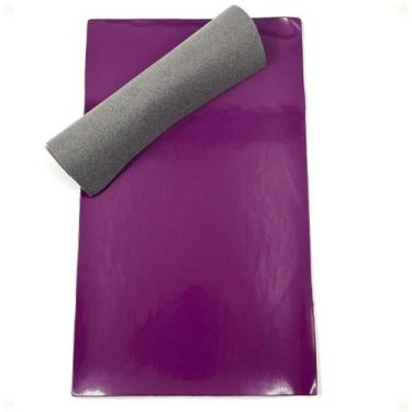 Imagem de Lonita Roxo 40x24cm 1un Manta Napa Artesanato Laço Chinelo - Macall