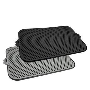 Imagem de 2 conjuntos de caixas de areia para cães Black Grey Dog Urine Educator