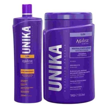Imagem de Agilise Unika Ojon ANTI FRIZZ 250ml Neutralizante Capilar 1Kg Progress
