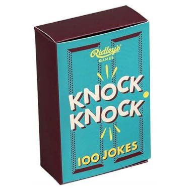 Imagem de Ridley’s 100 Knock Knock Joke Cards – Includes 100 Jokes for Kids and Adults, Funny Jokes for Family-Friendly Fun – Makes a Great Gift Idea