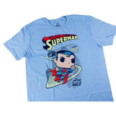 Imagem de Camiseta Superman Krypton Funko Pop Unissex Algodao