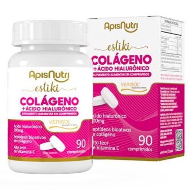 Imagem de Estiki Colágeno Verisol Hialurônico 1.100mg 90 comp - APISNUTRI