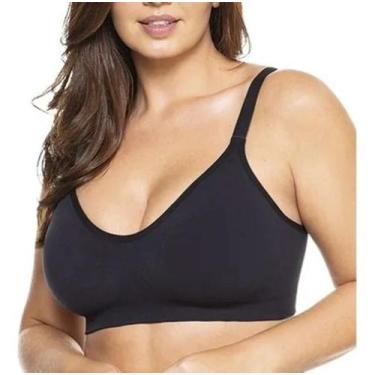 Imagem de Suitiã Top Power Lupo Plus Size Loba Confort 41216 Casapaula, Preto, X