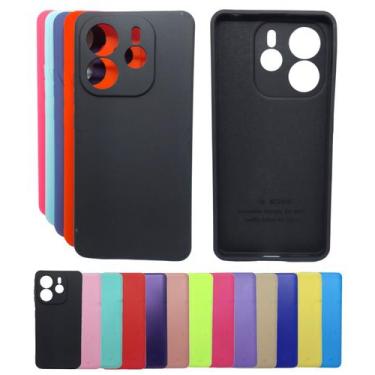 Imagem de Capa Aveludada Proteção Para Galaxy Note 14 4g Silicone - Mustangshop,