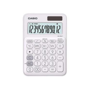 Imagem de Calculadora De Mesa Casio Branca - Ms-20uc-we-w-dc