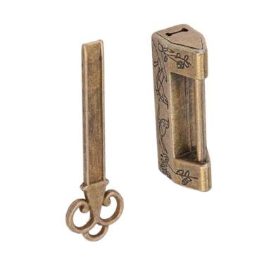 Imagem de Marhynchus Mini Flowers de Estilo Chinês Vintage para Caixa de Jóias, Trava Antiga para Gaveta ou Caixa de Presente (Magpie Bronze)
