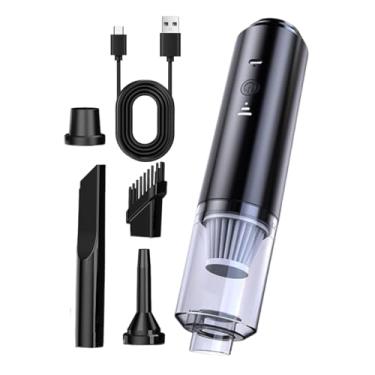 Imagem de Aspirador de carro portátil sem fio | Aspirador de sucção potente, pequena máquina de limpeza profunda silenciosa para casa, sofá, sofá, cama