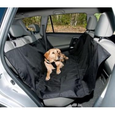 Imagem de Capa Protetora Impermeável para Banco de Carro, Proteção para Pets, Cobertura Total, Preta