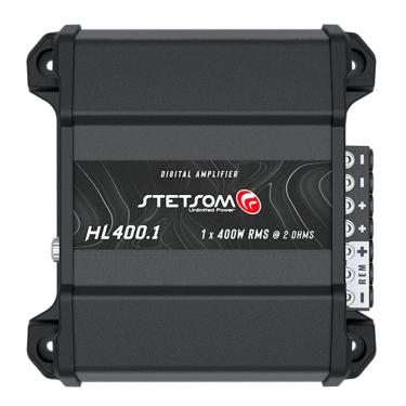 Imagem de Modulo Amplificador Digital Stetsom Hl400.1 400W Rms 2 Ohms