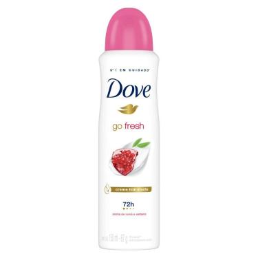 Imagem de Desodorante Antitranspirante Aerosol Dove Go Fresh Romã e Verbena 150ml