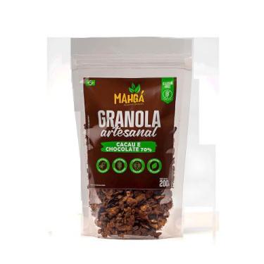 Imagem de Granola Mahgá Sem Glúten Sabor Cacau e Chocolate 70% - 200g