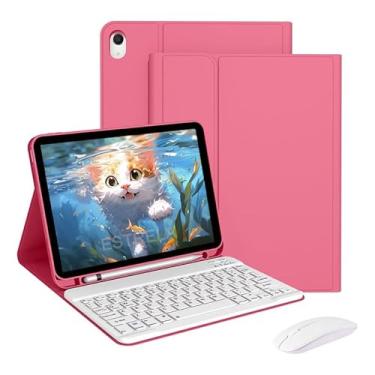 Imagem de Teclado BluetoothCom Mouse e Capa Para Samsung Galaxy Tab S9 FE+/S9 + de 12,4 polegadas