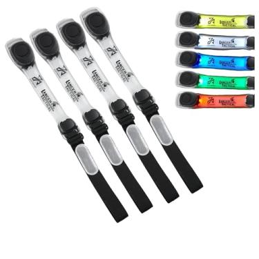 Imagem de Lancer Tactical Faixa de braço de LED Zion Arms com luzes multicoloridas para Airsoft, corrida, caminhada, paintball (pacote com quatro)