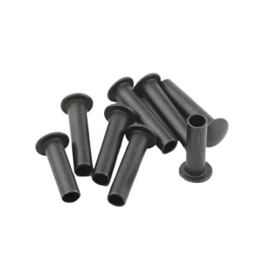 Imagem de Rebites semitubulares de cabeça oval de aço preto M2,5 M3 M4 M5 M6 (50, M6 x 20 mm)