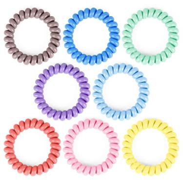 Imagem de Kalovin Pulseiras Sensoriais De Mastigação Para Meninos E Meninas, Pacote Com 8 Pulseiras Elásticas, Brinquedos Inquietos Para Crianças Com Autismo, Tdah, Spd Ou Necessidades Especiais