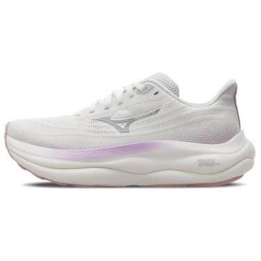 Imagem de Tênis de Corrida Mizuno Wave SKY 9 Feminino, Branco, 38