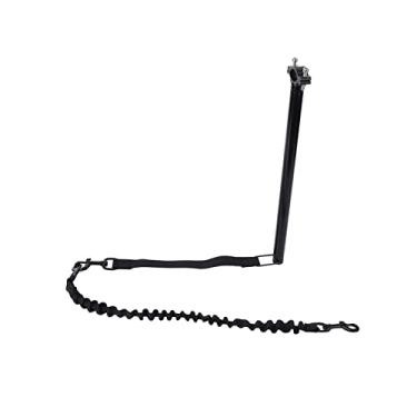 Imagem de YOUTHINK Hands Proof Dog Leash, Fácil de Transportar Bike Dog Leash Belt Black Traction Belt Adequado para Ciclismo, Acampamento, Corrida