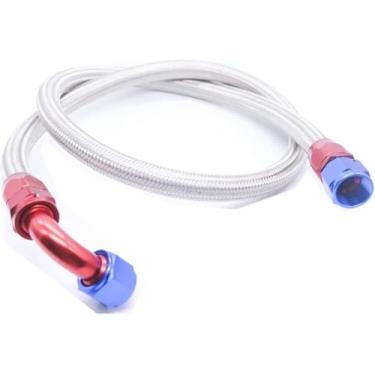 Imagem de Refrigerador De óleo De Carro An10 Radiador De Alumínio 7/10/13/16/19/25/30 Linhas Tipo De Refrigerador De Óleo De Motor De Carro Radiador De Resfriamento Radiador, AN10 Oil pipe 1.2m