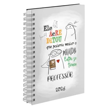 Imagem de Agenda Diária 2026 Professores Flork Masculino