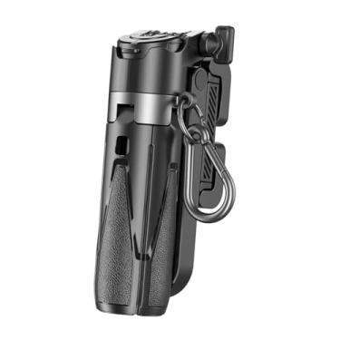 Imagem de Generic Selfie portátil Self Stick Pocket Recarregável Liga de Alumínio com Stand Phone for Tourism Video Records Tire Pictures, Preto