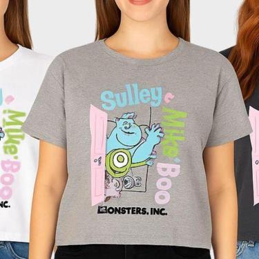 Imagem de Blusinha Curta com Modelagem Estruturada Monstro S.A-Feminino