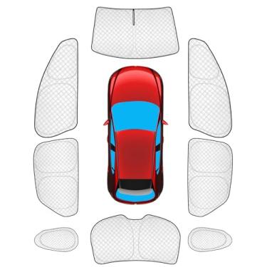 Imagem de KMF 8 peças de persianas espessas de janela completa para Mazda CX-30 acessórios 2019-2025, ajuste personalizado, para-brisa, privacidade, para-sol, capas de janela de carro para traseira lateral