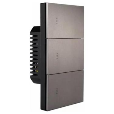 Imagem de Interruptor Inteligente Mercúrio 3 Teclas Física Zigbee Ekaza