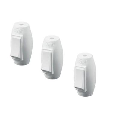 Imagem de 3 Peças Interruptor Pera Meios Fio Abajur Lustre Ilumi Br