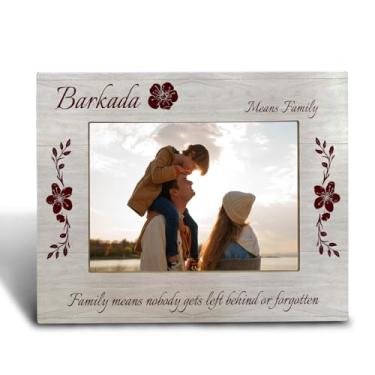 Imagem de FHUGX Porta-retrato de família 12 x 18 cm, moldura de madeira Barkada Means Family, presentes de reunião filipino, presente para mãe, pai, avó, avô, presentes filipinos
