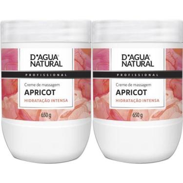 Imagem de 2 Creme Massagem Apricot Uso Em Gestante 650G D'agua natural - D'Água 