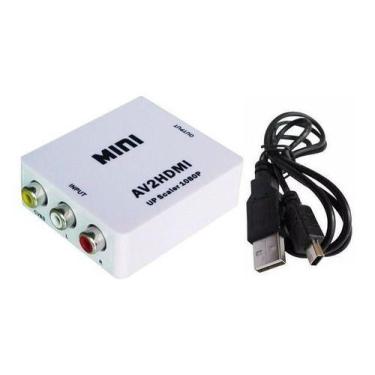 Imagem de Conversor Rca Entrada X Hdmi Saída AV2HDMI 1080p Vídeo Mini - UNIVERSA
