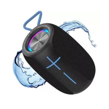 Imagem de Caixinha Som Portátil Sem Fio Potente Resistente À Àgua - Caixa De Som