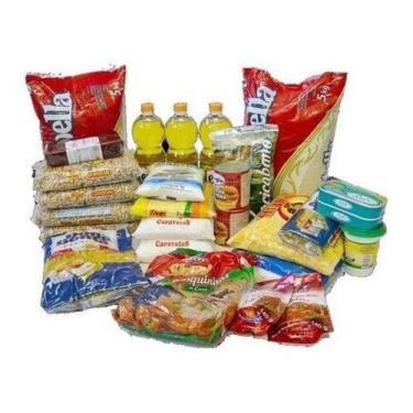 Imagem de Cesta Básica Produtos Qualidade Doação Social 20 Itens + Nf - Higipack