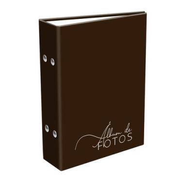 Imagem de Album De Fotos 10X15/120 Foto Marrom-Vintage Adulto 24H - Clip