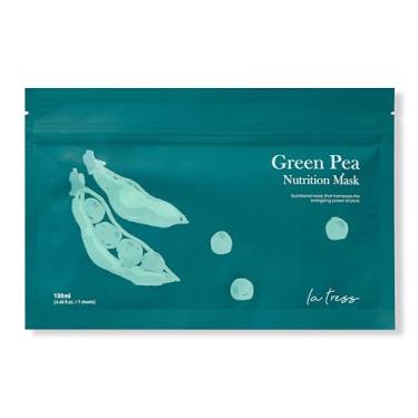 Imagem de LA TRESS Máscara facial coreana Green Pea Nutrition, beleza coreana, cuidados com a pele (7 folhas)