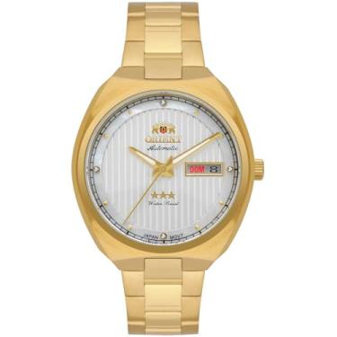 Imagem de RELOGIO ORIENT AUTOMATICO PRATA METAL DOURADO F49GG028L S1KX
