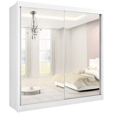 Imagem de Guarda Roupa Las Vegas Branco 2 Portas 6 Gavetas D?doro