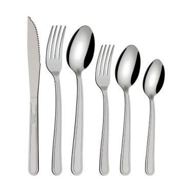 Imagem de Faqueiro Tramontina Búzios em Aço Inox 36 Peças