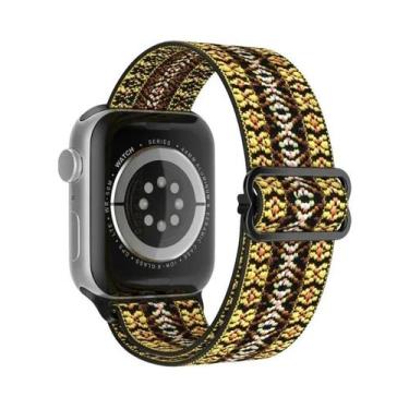 Imagem de Pulseira De Nylon Boêmia Para Apple Watch Ultra 49mm 41mm 45mm, Bracel
