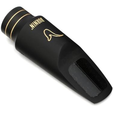 Imagem de BetterSax Bocal de saxofone soprano Burnin' - Bocal de borracha dura de nível profissional com 6 aberturas de ponta - perfeito para jazz, big band e estilos contemporâneos - Abertura de ponta de 1,65