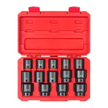 Imagem de TEKTON Conjunto de soquetes de impacto de 6 pontos, 14 peças (25-38 mm) | SID92325