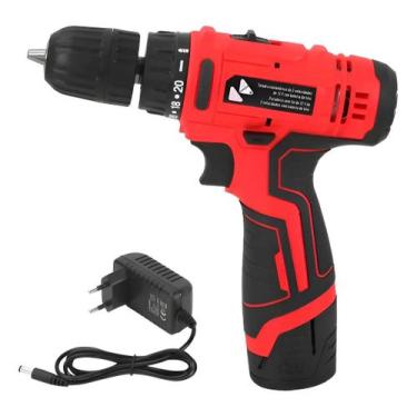 Imagem de Parafusadeira Furadeira Profissional 12v Karson Vermelha