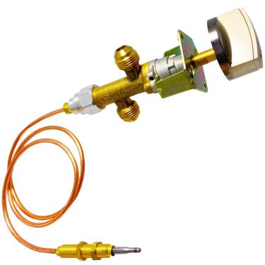 Imagem de MCAMPAS Kit de Válvula de Controle de Segurança para Falha de Chama de Gás Propano de Baixa Pressão de 50.000 Btu com Termopar para Fogueira A Gás Externa. Lareira. Aquecedor