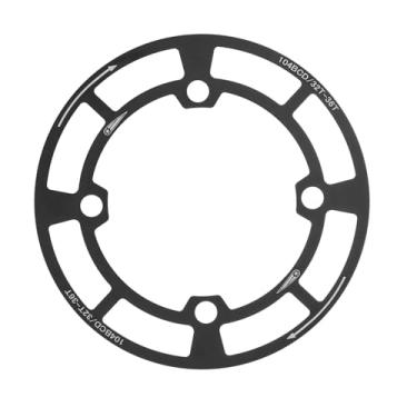 Imagem de QIEIEI Protetor de anel de corrente para bicicletas, liga de alumínio, protetor de pedaleira, capa de roda dentada, acessórios para mountain bike