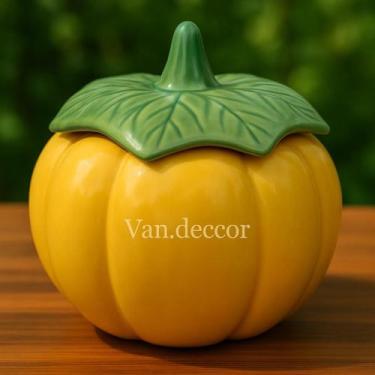 Imagem de Abóbora Moranga amarela, vermelha cerâmica Caçarola. - Ana ceramica, G