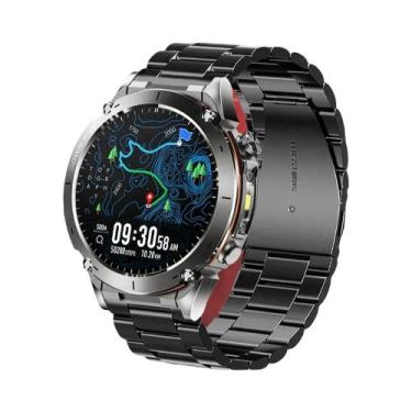 Imagem de Relógio Inteligente Militar GPS 1.43" AMOLED Bússola 10ATM À Prova D'Á