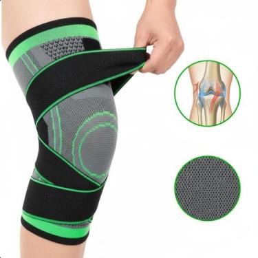 Imagem de Joelheira De Neoprene Ajustável Para Academia E Corrida - ROMI