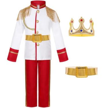 Imagem de Fantasia masculina Prince Charming Dormstop Royal Dress Up 9-10Y